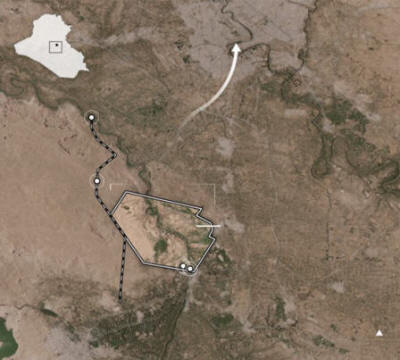 Map of Former Iraqi Farmland